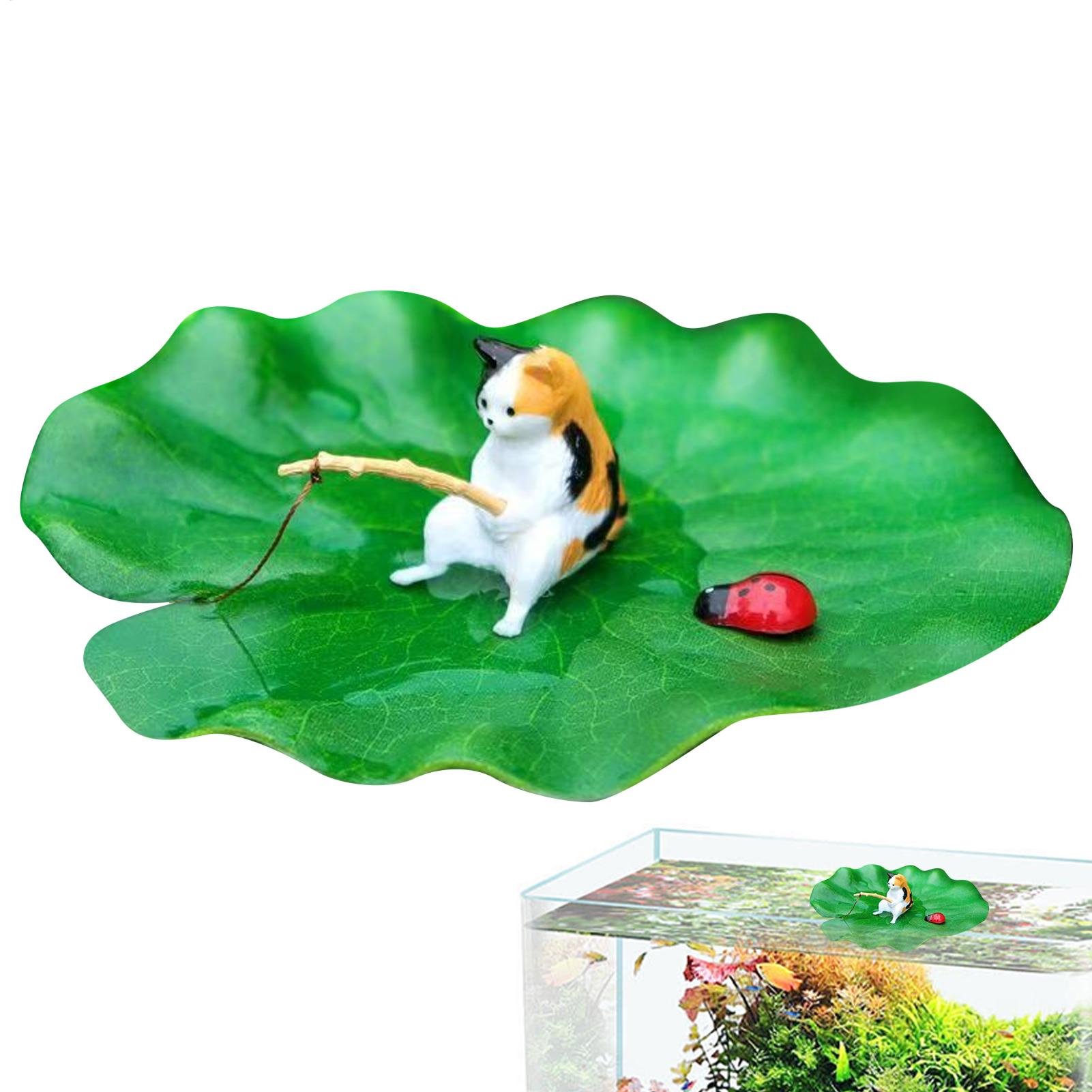 Aquarium Fish Names - Aquarium Decor Floating Cat Fishing Aquarium