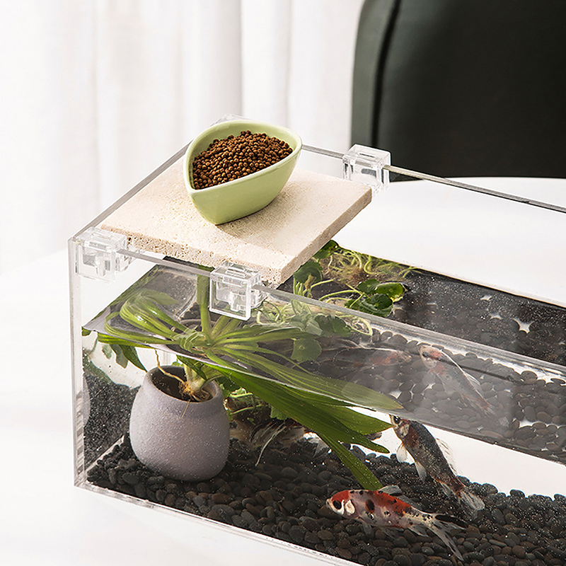 4PCS Acrylic Fish Tank Cover H - Aquarium Fish Elevator 评论和价格
