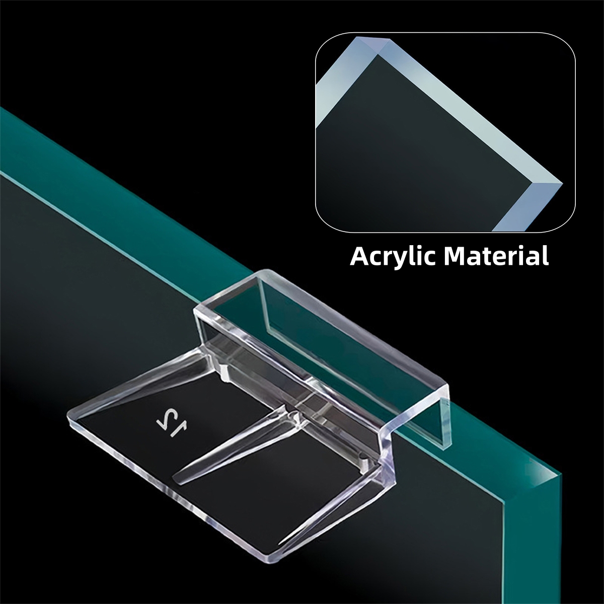 10Pcs Transparent Acrylic Fish - Aquarium Fish Elevator 评论和价格