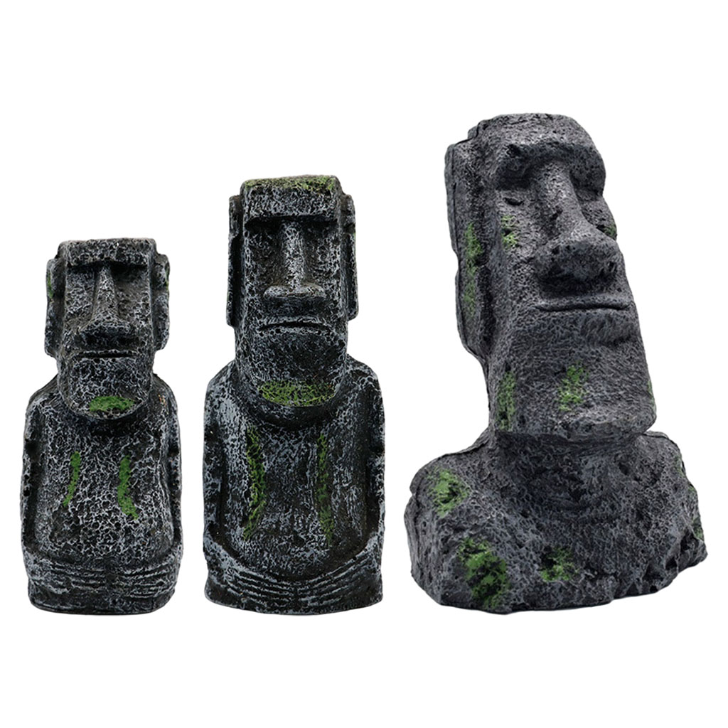 Aquarium Moai Statues Easter I - Aquarium Fish Names 评论和价格
