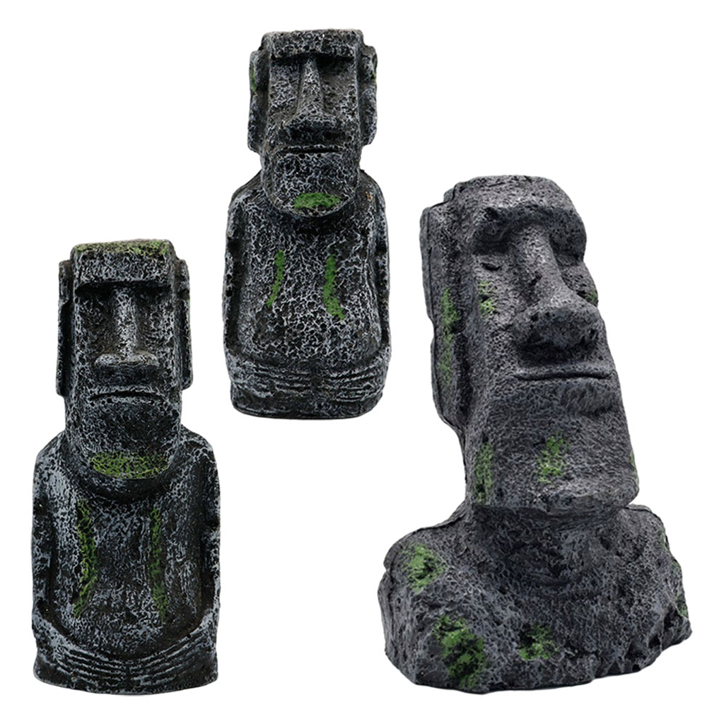 Aquarium Moai Statues Easter I - Aquarium Fish Names 评论和价格