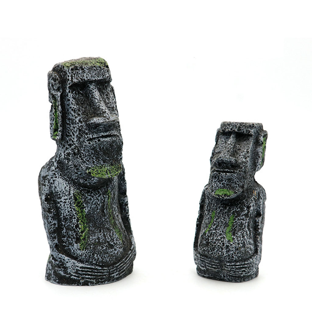 Aquarium Moai Statues Easter I - Aquarium Fish Names 评论和价格