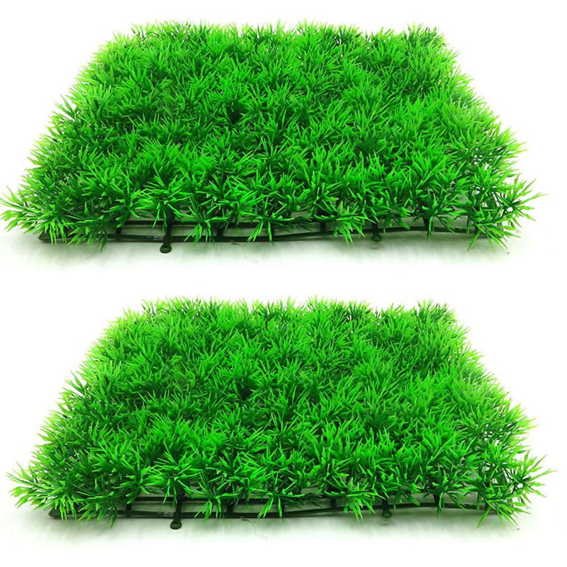 Artificial Green Grass Plant L - Aquarium Fish Green 评论和价格