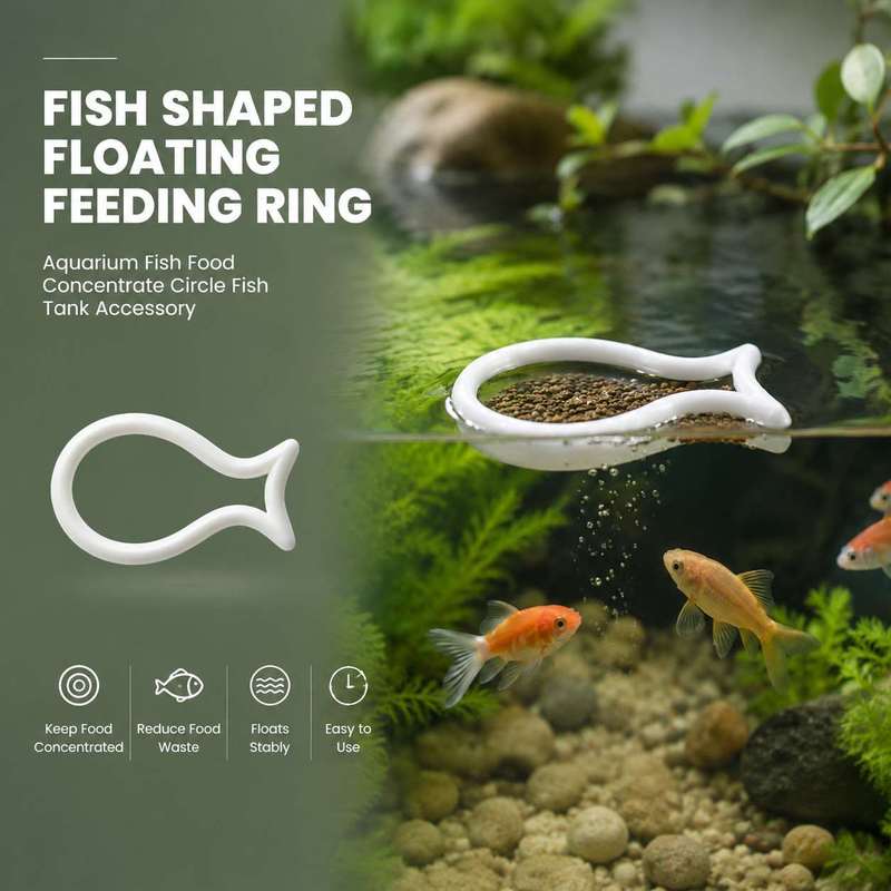 Fish Shaped Floating Feeding R - Aquarium Fish Medicine 评论和价格