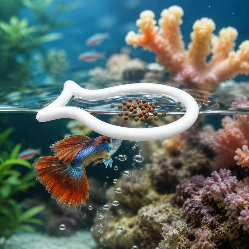Fish Shaped Floating Feeding R - Aquarium Fish Medicine 评论和价格