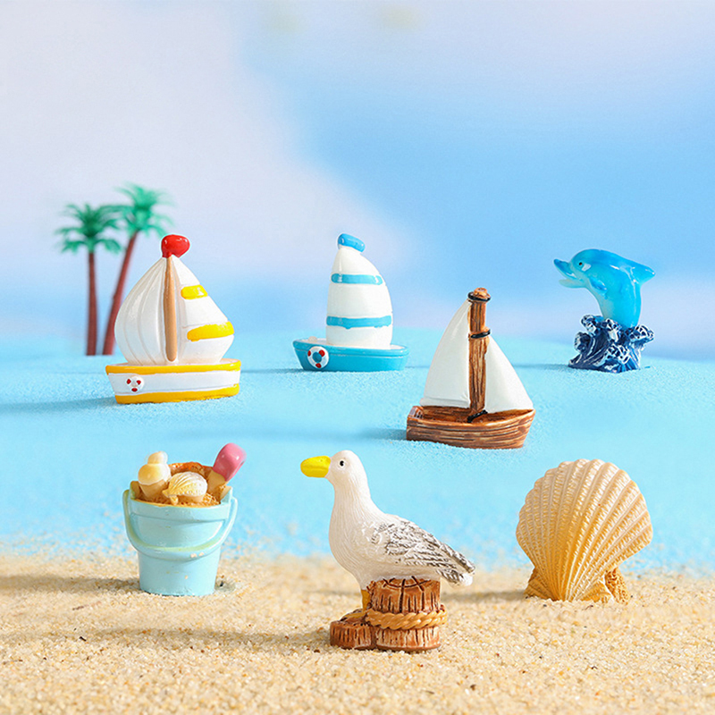 Cartoon Surfboard Seashells Se - Aquarium Fish Dolphin 评论和价格