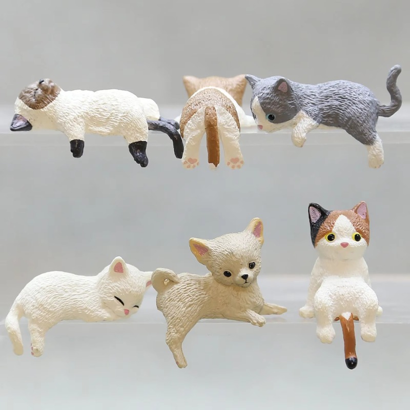 1Pc Cute Cartoon Cat PVC Home  - Aquarium Fish Names 评论和价格