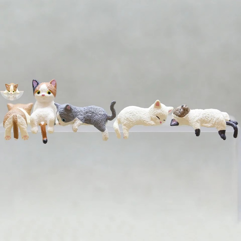 1Pc Cute Cartoon Cat PVC Home  - Aquarium Fish Names 评论和价格