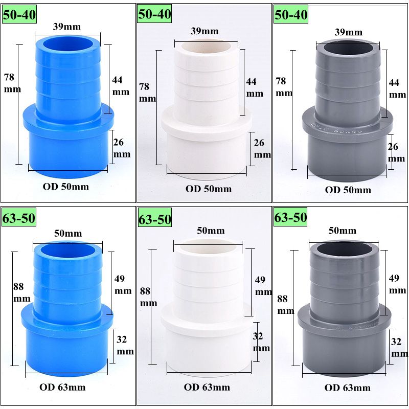 2Pcs Big Size PVC Pagoda Hose  - Aquarium Fish Big Size 评论和价格