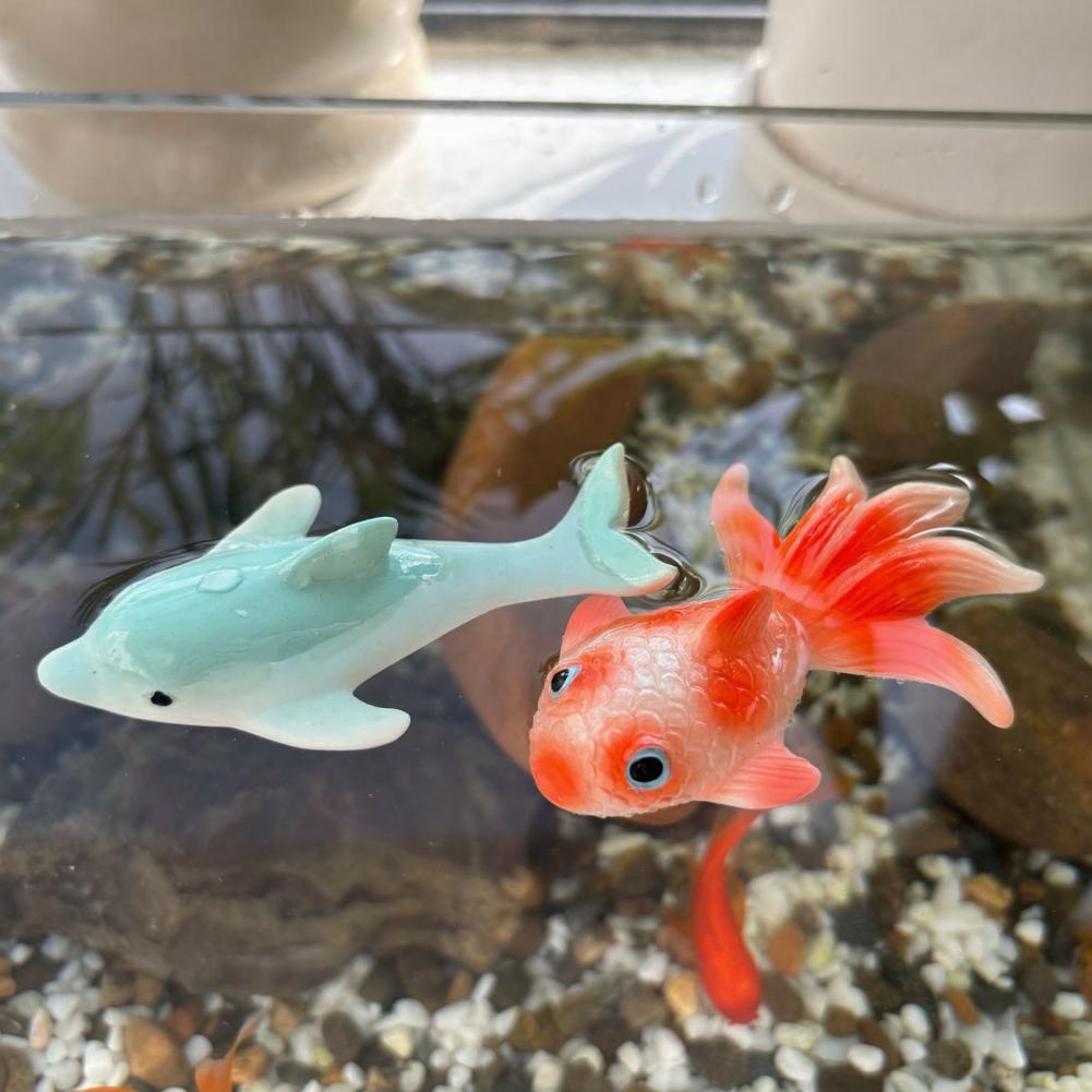 Fish Tank Floating Accessories - Aquarium Fish Dolphin 评论和价格