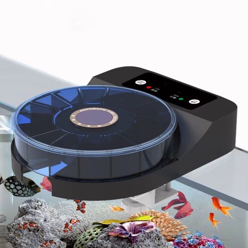 Rechargeable Automatic Fish Fe - Aquarium Fish Big Size 评论和价格