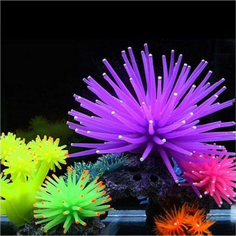 Luminous Simulation Sea Anemon - Aquarium Fish Names 评论和价格