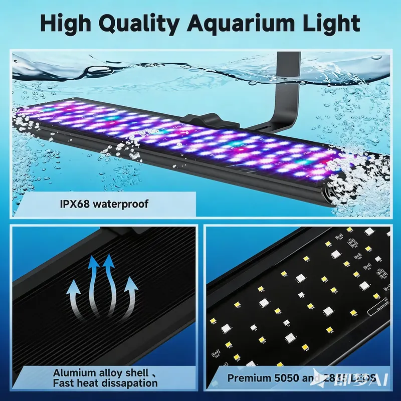 DIY Full Spectrum Adjustable T - Aquarium Fish Rate 评论和价格