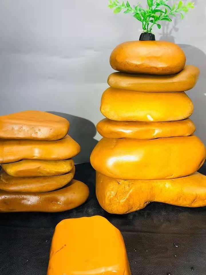 Natural Yellow Wax Stone Turtl - Aquarium Fishland 评论和价格