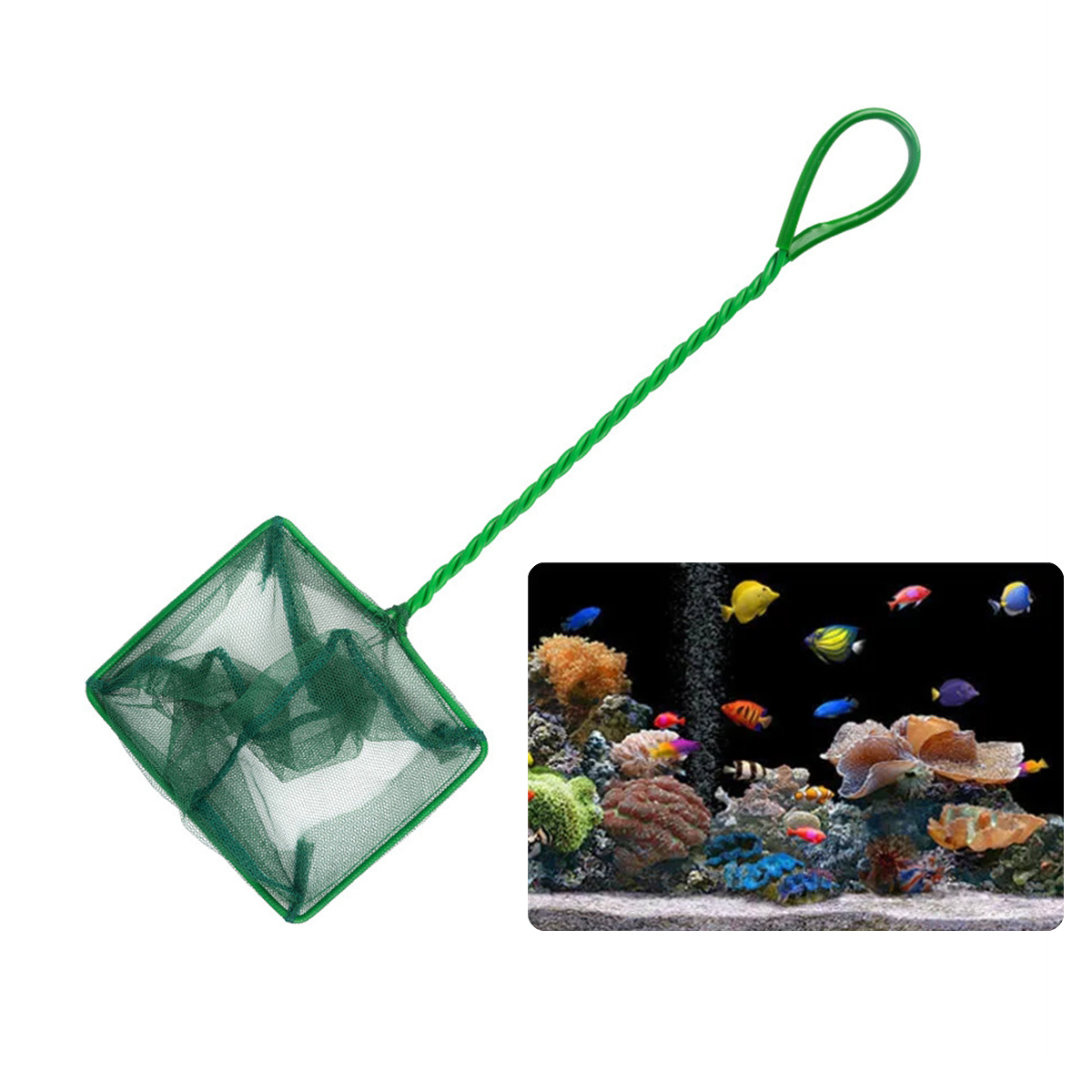 3~10 Inch Portable Nylon Green - Aquarium Fish Green 评论和价格
