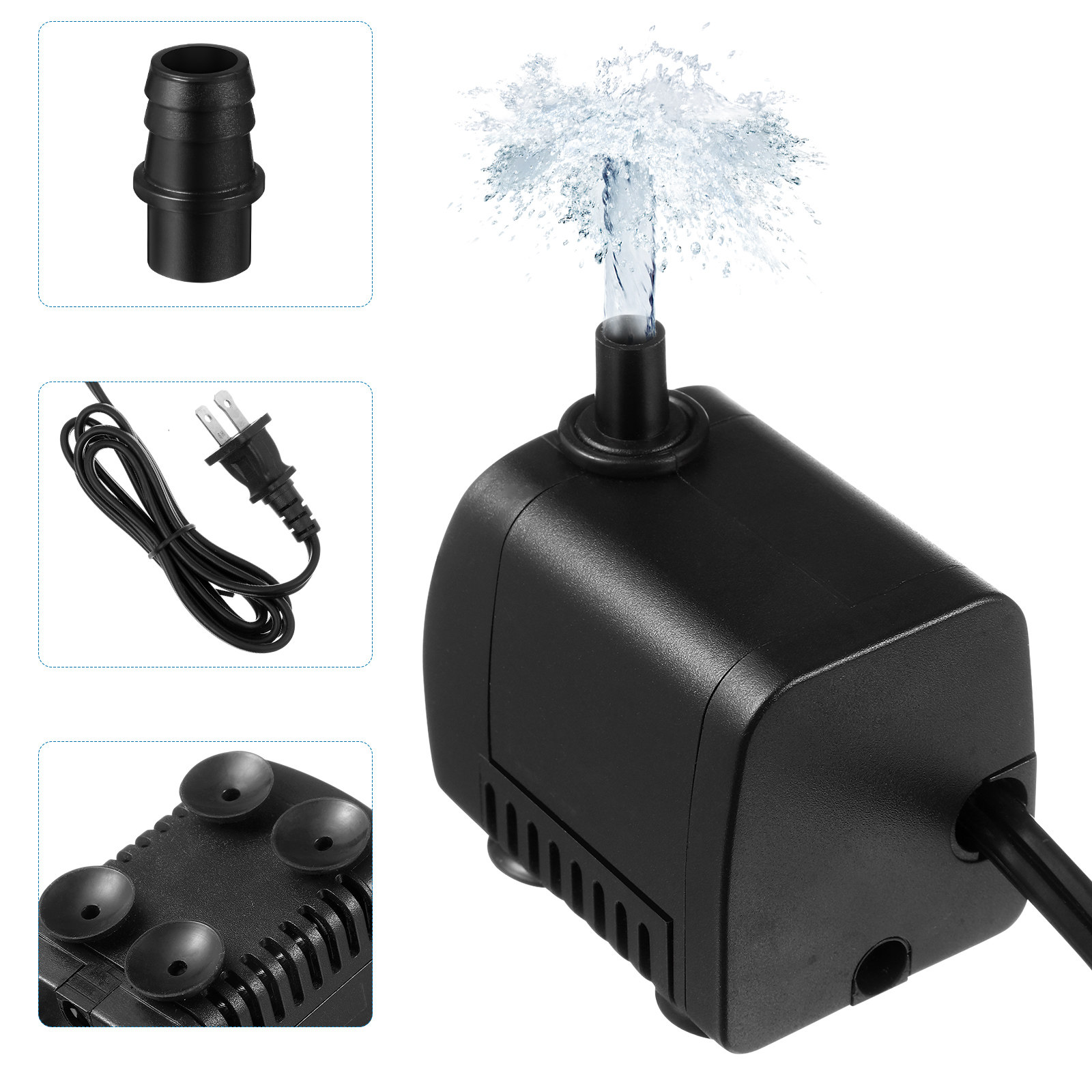 Ac 110V 7W Black Mini Submersi - Aquarium Fish Rate 评论和价格