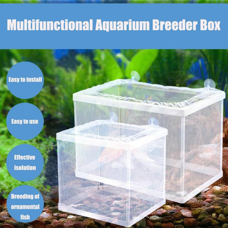 Fish Breeder Box with Suction, - Aquarium Fish Medicine 评论和价格