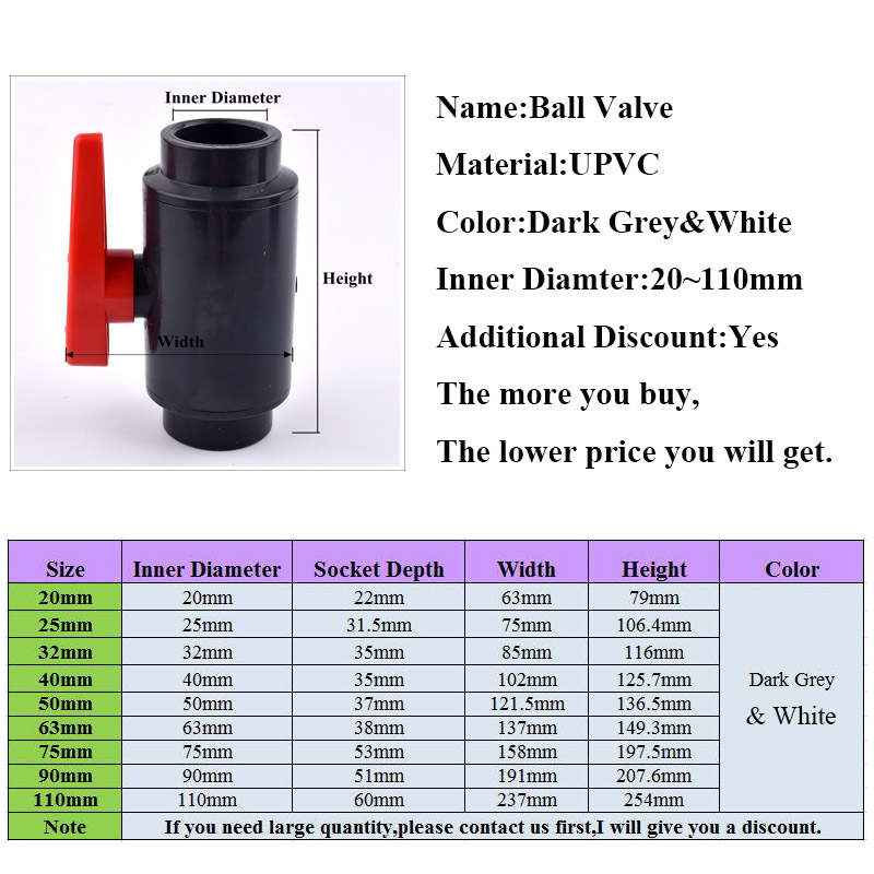 1PC Big Size 20~110mm PVC Pipe - Aquarium Fish Big Size 评论和价格