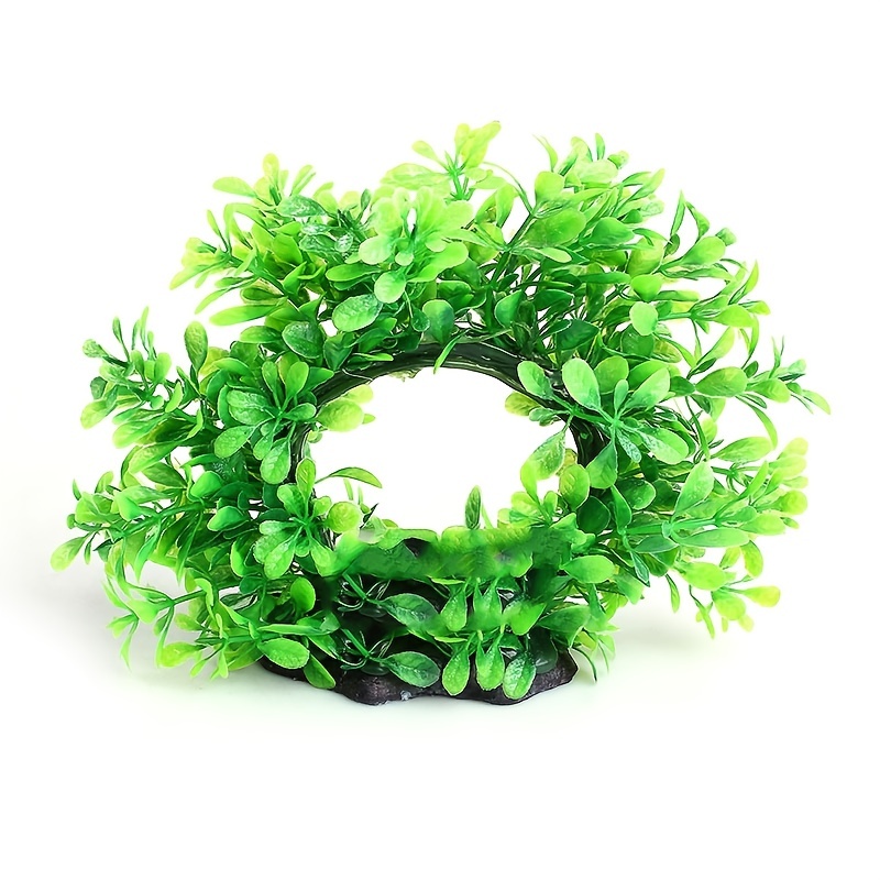 Underwater Wreath Artificial U - Aquarium Fish Green 评论和价格