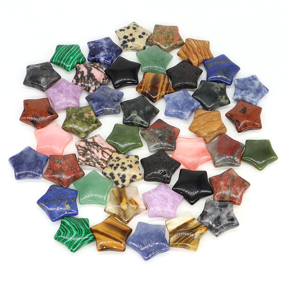 20mm Mini Star Natural Stones  - Aquarium Fish Names 评论和价格